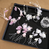 Bridal Flower Headband with Earrings