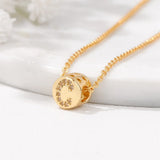 26 Letters Micro Charm Necklaces Adjustable Chain Necklace Women