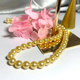 Shell Pearl Wedding Necklace 925 Sterling Silver Chain for Women