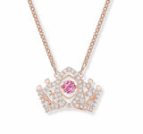 Heart Crown Necklace High Heartbeat Pendant Chain For Clavicle Jewelry