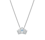 Heart Crown Necklace High Heartbeat Pendant Chain For Clavicle Jewelry