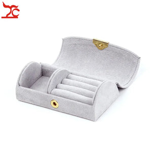 Velvet Jewelry Ring Box Earring Pendant Storage Case