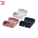 Velvet Jewelry Ring Box Earring Pendant Storage Case