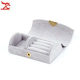 Velvet Jewelry Ring Box Earring Pendant Storage Case