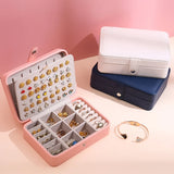Double Layer Jewelry Organizer for Women - Earring Storage Case