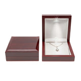 LED Light Necklace Pendant Box Jewelry Display Case