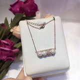 Lady Crystal Pendant Necklace Jewelry