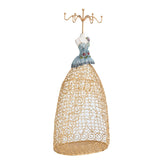 Princess Grid Earring Display Rack Mannequin Jewelry Stand