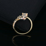Leopard Enamel Glaze Copper Earring Women Animal Jewelry