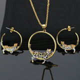 Leopard Enamel Glaze Copper Earring Women Animal Jewelry