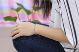 Heart to Heart Amethyst Love Bracelet 925 Silver Romantic Jewelry