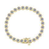 925 Sterling Silver Zircon Bracelet for Women