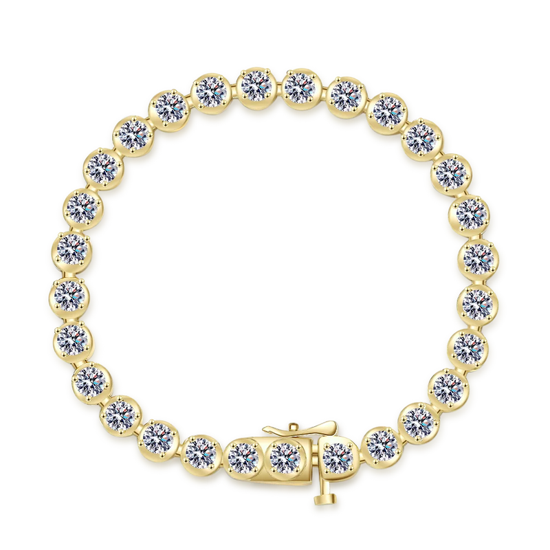 925 Sterling Silver Zircon Bracelet for Women