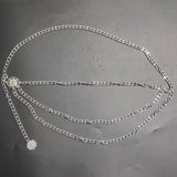 Metal Belts For Women Vintage Pin Buckle Waistband Body Chain Waist