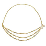 Metal Belts For Women Vintage Pin Buckle Waistband Body Chain Waist
