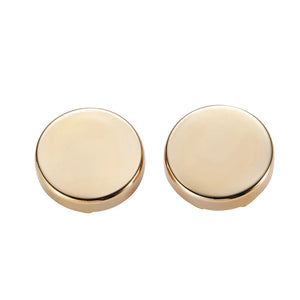 Round Mens Cufflinks for Shirt Business Dress Wedding