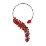 Multicolor Crystal Bijoux Choker Necklace Torques For Women