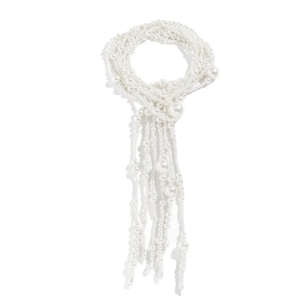 Vintage Tassel Beads Choker Necklace
