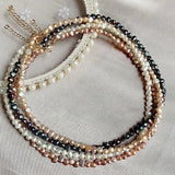 Baroque Pearl Necklace Wedding Choker Short Collier