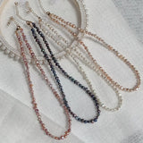 Baroque Pearl Necklace Wedding Choker Short Collier