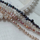 Baroque Pearl Necklace Wedding Choker Short Collier