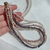 Baroque Pearl Necklace Wedding Choker Short Collier