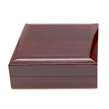 LED Light Necklace Plush Tray Wood Jewelry Storage Box