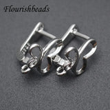 Nickel Silver Butterfly Earring Hooks DIY Jewelry Making 30pcs/lot