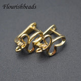 Nickel Silver Butterfly Earring Hooks DIY Jewelry Making 30pcs/lot