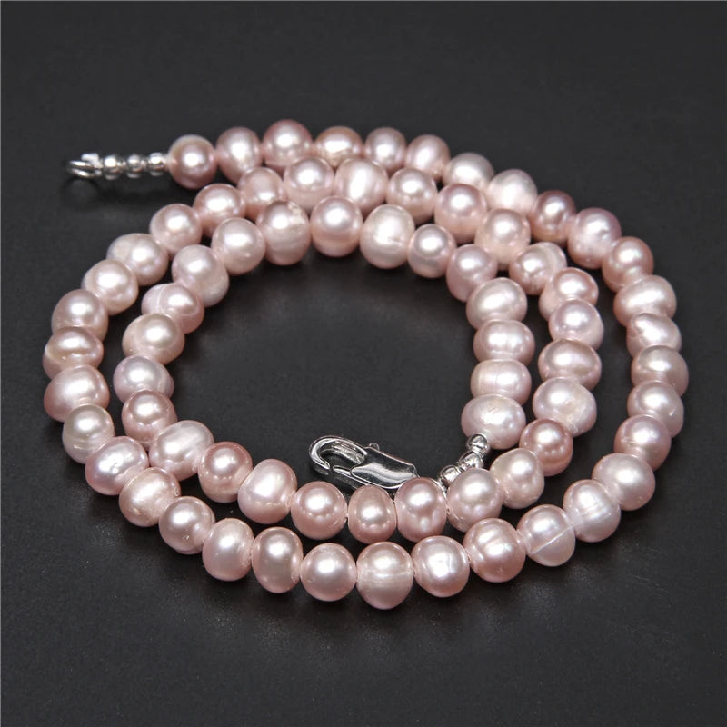 Baroque Freshwater Pearls Necklace for Women Wedding