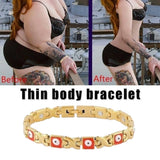 Women's Opal Eye Pattern Magnetic Bracelet for Health