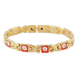 Women's Opal Eye Pattern Magnetic Bracelet for Health
