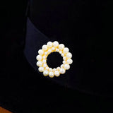 Natural Pearl Round Brooch Pin Fine Jewelry accessory