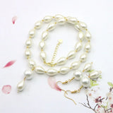 Pearl Coral Necklace Pendant Earrings 14 Styles Women Girl Glamour Accessories