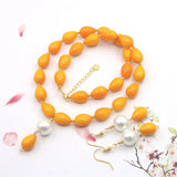 Pearl Coral Necklace Pendant Earrings 14 Styles Women Girl Glamour Accessories
