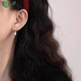 925 Sterling Silver Teardrop Pearl Earrings Wedding Jewelry