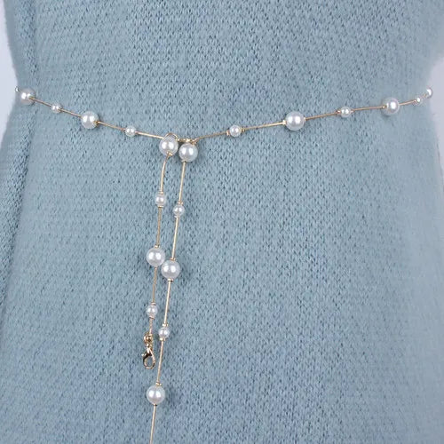 Crystal Rhinestone Wedding Waist Chain Belt for Women