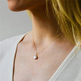 Pearl Necklace 14K Filled Choker Pendants Collier Femme Kolye Collares Necklace