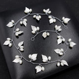 Pearl Rhinestone Wedding Headband for Bride Hair Accessories