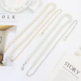 Tassel Chain Pearl Waist Belt for Women - Adjustable Jeans Dress Waistband