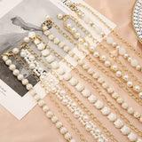 Pearl Waist Chain Thin Belt Women Dress Waistband Cloth Girdles Strap