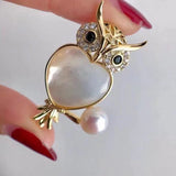 Pearl Zircons Brooches Women Flower Animal Plant Pin Brooch