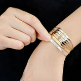 Stainless Steel ID Bar Bracelet for Women Custom Name BFF Gift
