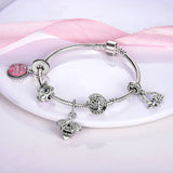 925 Silver Bracelet Infinity Snake Chain For Women