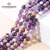 Purple Amethyst Round Beads 6 8 10mm for DIY Necklace Making