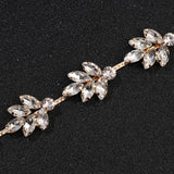Rhinestone Flower Comb Hair Clip Double Slide Hair Comb Hairpin Bridal Wedding