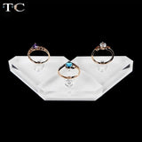 Clear Acrylic Ring Display Stand Jewelry Holder
