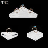 Clear Acrylic Ring Display Stand Jewelry Holder