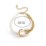 Shell Pearl Bracelet Minimalist Silver Beaded Jewelry Gift