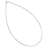 925 Sterling Silver Choker Collar Necklace for Women 16-24 Inch